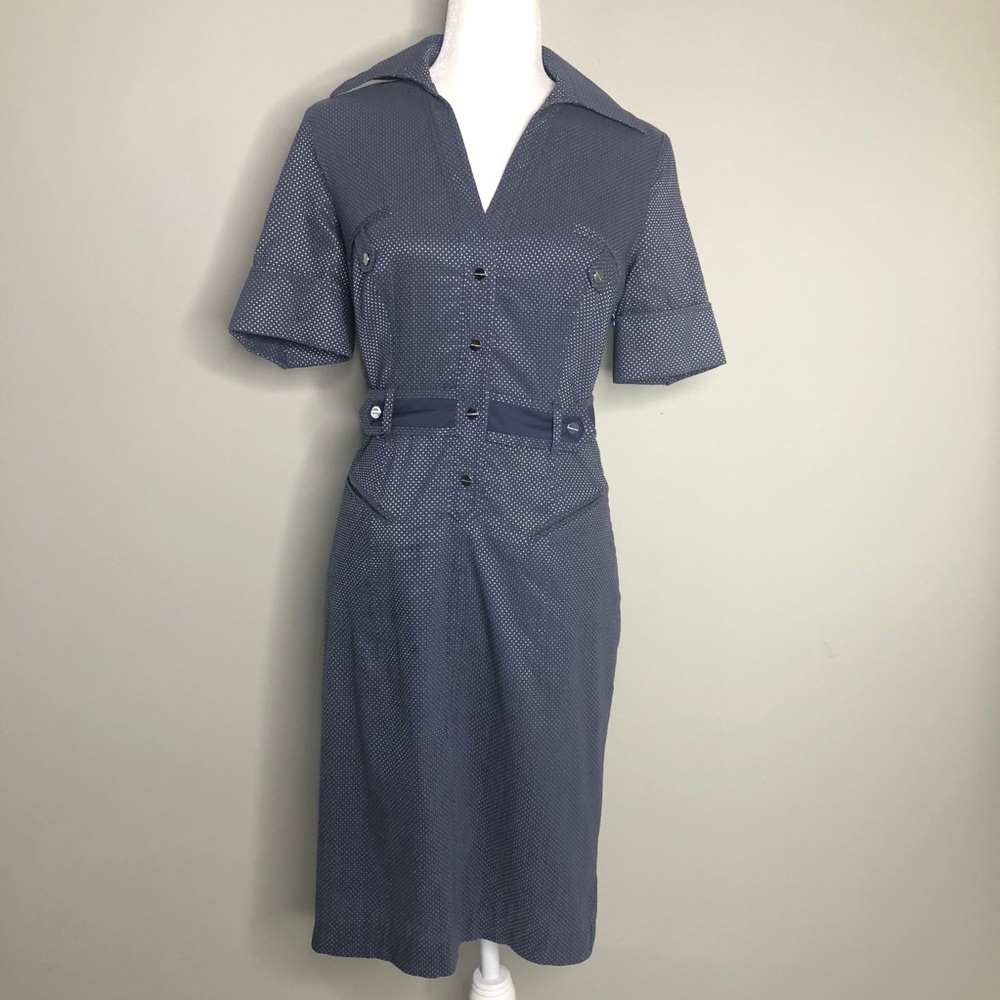 Karen Millen Blue polka dot pencil skirt Dress